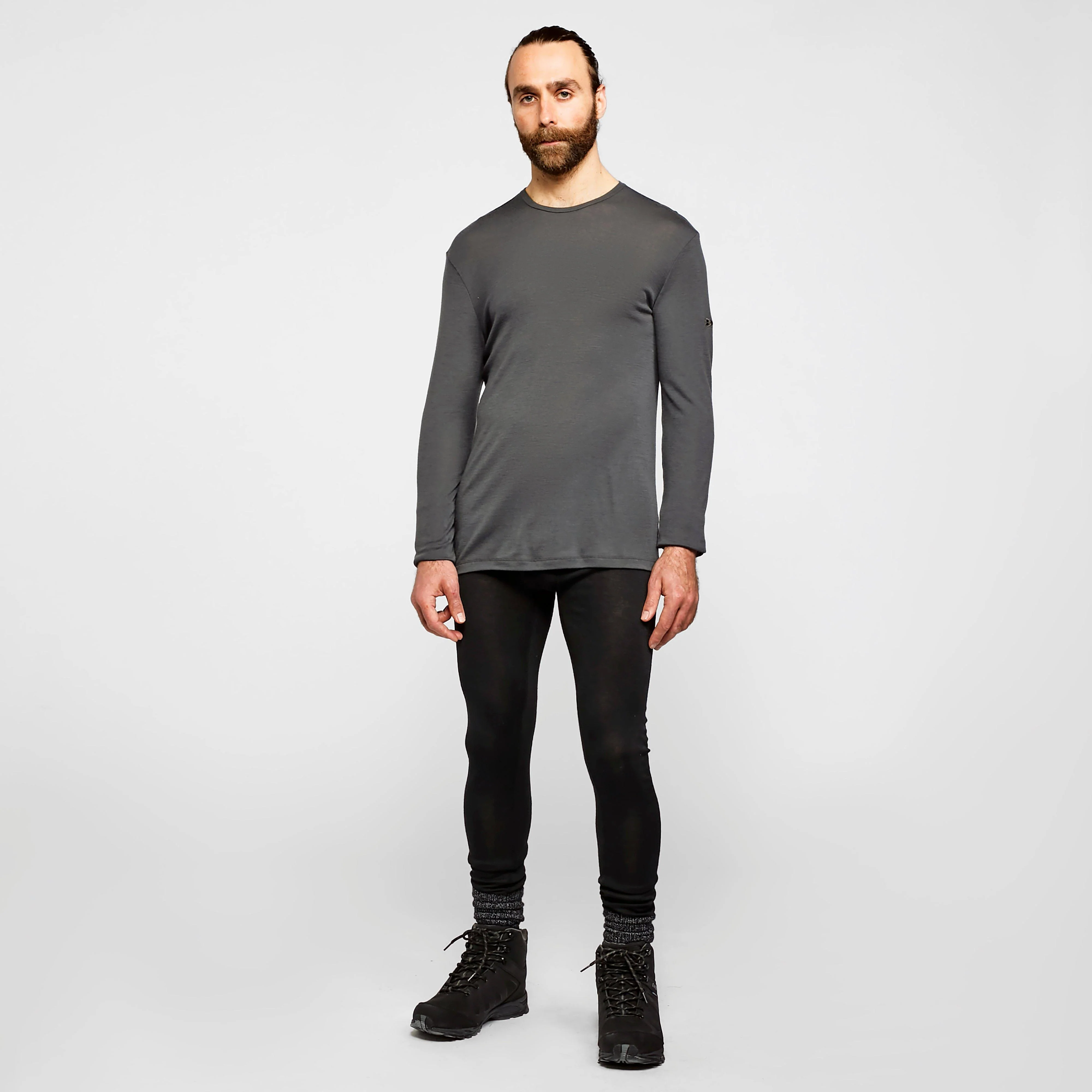 Men's Everyday Long Sleeve Merino Crew Neck Top - Image 3