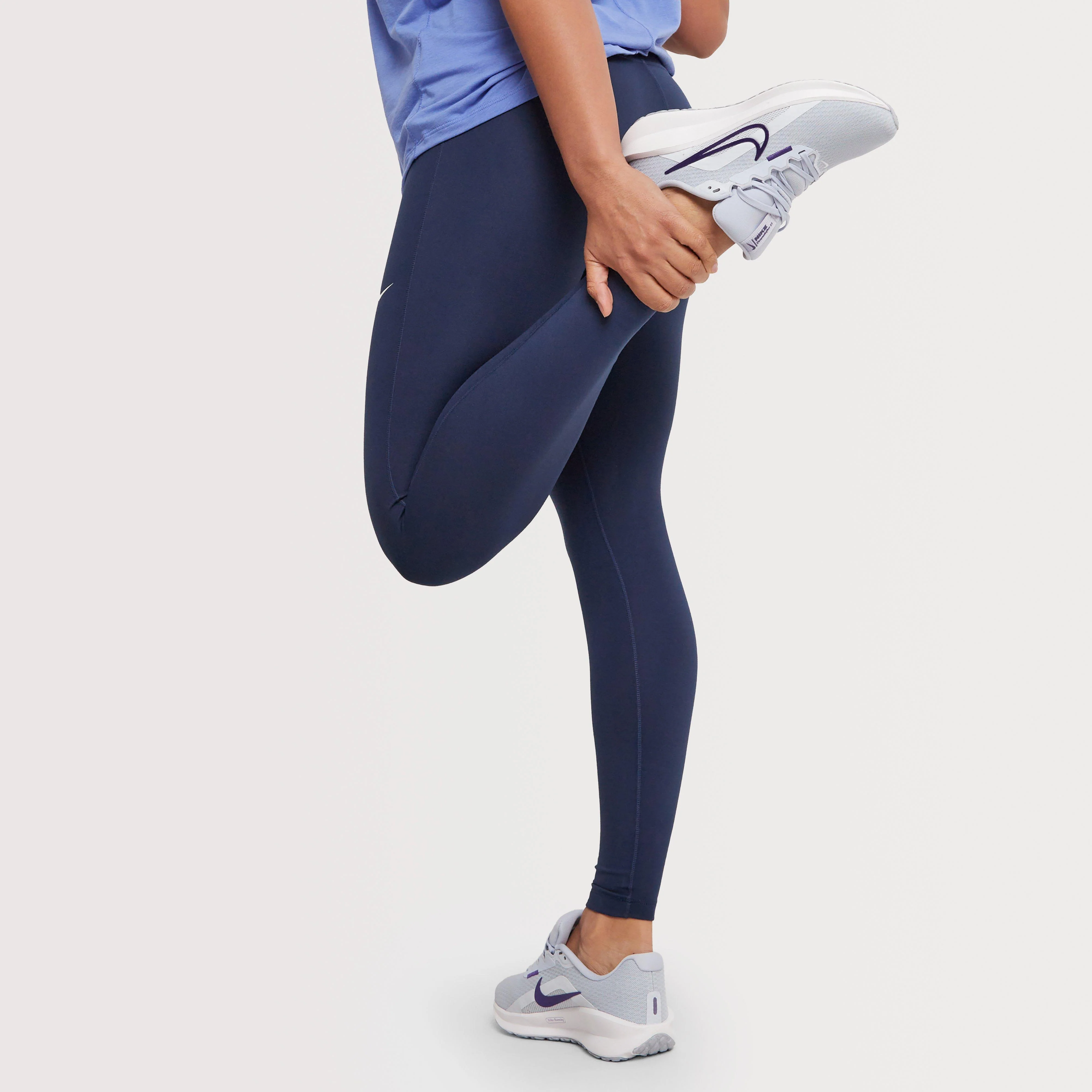 Women's One Seamless Front High-Waisted Full-Length Leggings - Image 4